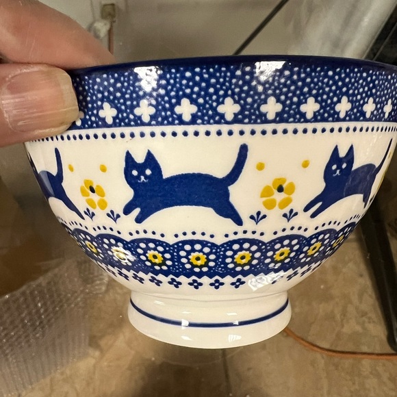 Cat ceramic platter, plate or bowl - Picture 6 of 7